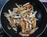 A picture of step 2 of Quick and Easy Stir-Fried and Simmered Satsuma-age.