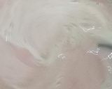 A picture of step 1 of Strawberry Pudding With Frozen Yogurt And Strawberry Reduction.