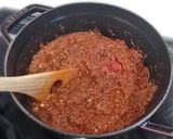A picture of step 12 of Authentic Bolognese Sauce.