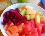 Foto langkah ke 1 dari resep Salad buah purple 🍈🍉🐉.