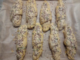 Teljes kiőrlésű töltött croissant