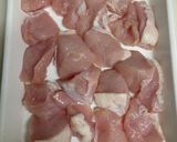 A picture of step 1 of Pan-fried Chicken Breast with Mayonnaise and Mustard.
