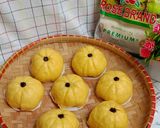 Foto langkah ke 6 dari resep Bakpao Labu Kuning (Isi Kacang Merah - No Mixer).