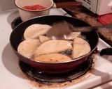 A picture of step 11 of Potato Tacos with Hot Tomato Sauce.