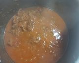 A picture of step 4 of Mutton with bitter gourd.