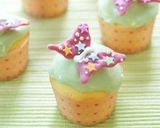 A picture of step 9 of Spring Coloured Butterfly Cheese Cupcakes.