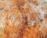 A picture of step 16 of Teh wali biryani in restaurant style😋😋.