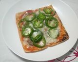 A picture of step 5 of Low Carb Aburaage Pizza Appetizer.