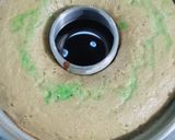Foto langkah ke 6 dari resep Bolu pisang 🍌 panggang mix pandan.