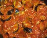 A picture of step 2 of Simple Using Canned Tomatoes Eggplant Gratin.