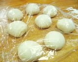 A picture of step 4 of Easy Egg-Free Melon Bread.