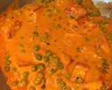 A picture of step 8 of Shahi Matar Paneer.