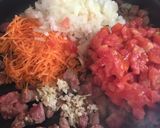 Foto del paso 4 de la receta: Salsa de verduras con cubos de carne