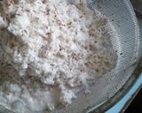 A picture of step 2 of Mahamri (Cardamom and fresh coconut).