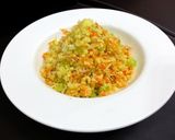 A picture of step 5 of Cauliflower "Couscous"(Vegan).