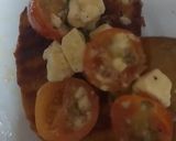 A picture of step 2 of Tomato feta bruschetta.