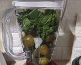 A picture of step 6 of Green Salsa Tamales with Hoja Santa Leaves.