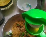 A picture of step 3 of Green chilli pickles.