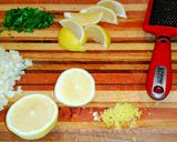 A picture of step 4 of Mike's Garlic Lemon Herbed Chicken.