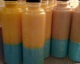 Foto langkah ke 3 dari resep Milk mangga orange dengan Puyo.