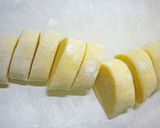 A picture of step 5 of Sweet Potato Gnocchi with Garlic and Butter Sauce.