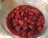 Une image de l'étape 3 de Compote de cerises et cassis.