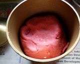 A picture of step 3 of Beetroot Chakri#foodphotographychallenge.