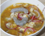 Foto del paso 3 de la receta: Ceviche de lubina y langostinos