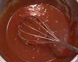 A picture of step 4 of For Valentine's: Ganache Coffee Brownies with Chocolate Coated Barley Puffs.