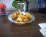 A picture of step 4 of Street style Aloo chaat.