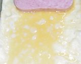 A picture of step 3 of Dashimaki Rolled Omelet with Spam.