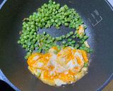 鯖魚蝦仁四季豆炒飯的食譜步驟1照片