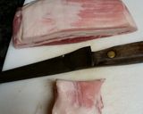 A picture of step 1 of Spicy Korean BBQ Pork.
