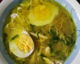 Foto langkah ke 3 dari resep 5. Soto Ayam Kuah Kuning.