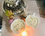 A picture of step 4 of Khoya badami sheer khurma.