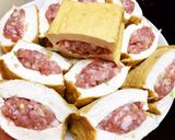 Hình bước làm 1 của món Đậu Hủ Nhồi Thịt+ Cải Thìa Sốt Dầu Hào