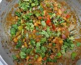 A picture of step 5 of Veg pulao.