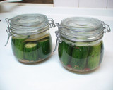 A picture of step 6 of Cucumber Pickles.
