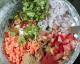 সুজি ভেজিটেবল প্যান কেক (Rava Handvo recipe in bengali) রেসিপির ধাপ 2 ছবি
