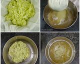 A picture of step 1 of Lauki kofta Curry.