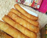 A picture of step 7 of Chicken Roll.