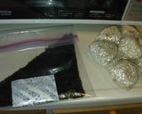A picture of step 4 of Bonito Flake Rice Ball Bento.