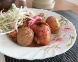 Csirkecomb - friss majonézes salátával recept fázis 1 fotója