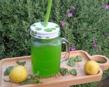 A picture of step 3 of Mint Lemonade.