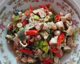 Foto langkah ke 3 dari resep Tumis cumi asin (pete).