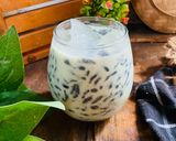Foto langkah ke 7 dari resep Es Cendol Kecebong Creamy Matcha.