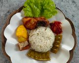 Foto langkah ke 4 dari resep Nasi Daun Jeruk.