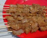 Foto langkah ke 6 dari resep Sate ayam bumbu kacang.