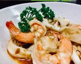 รูปขั้นตอนการทำที่ 2 ของ ข้าวเฉโปหมี(รวมมิตรราดข้าวแบบโรงบ่อน)#ครัวผจญภัย