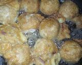 A picture of step 3 of Yam balls.